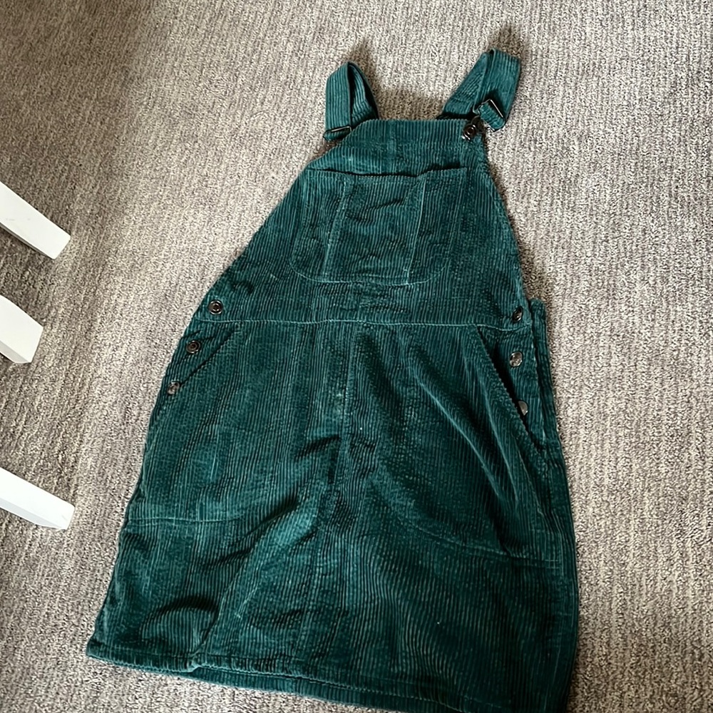 green target jean dress